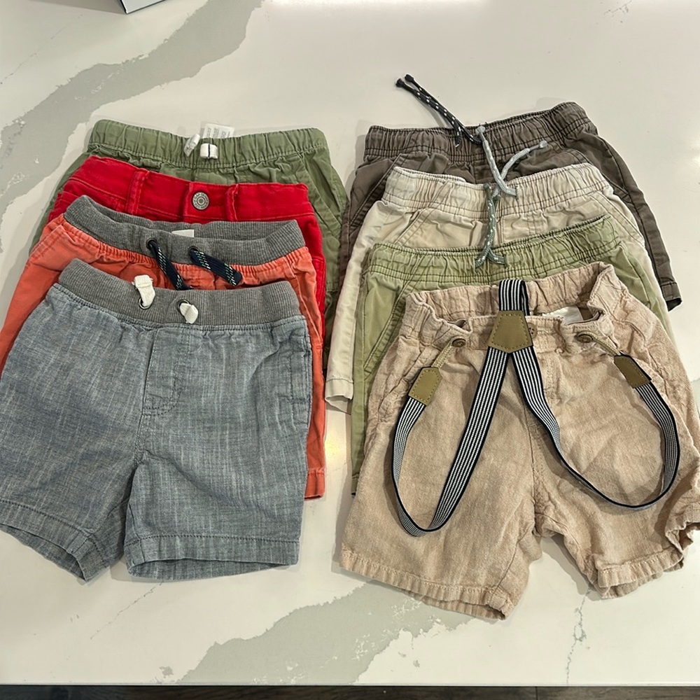 Bundle of Toddler Boy Shorts. 8 pairs total. All 2T and one Gap 3T.